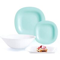 Luminarc Carine Light Turquoise&White P7627