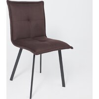 AksHome Рубик U (Velutto 24 темно-коричневый велюр/черный) Image #9