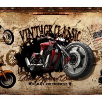 ФабрикаФресок Мотоцикл винтаж 693270 (300x270) Image #1