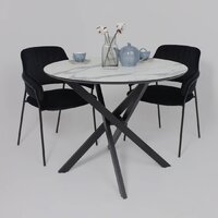 Аврора Мехико 3Д D950 (камень белый/черный матовый) Image #8