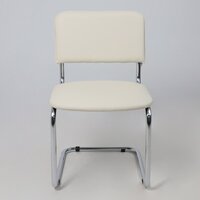 AksHome Славия (кремовый кожзам/хром) Image #3