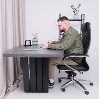 AksHome Samurai KL-1.04 M-Edition MPES (экокожа, черный) Image #3