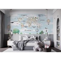 ФабрикаФресок Детская карта с лесом 314200 (400x200) Image #3