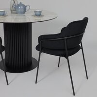 Аврора Раунд D1100 (камень белый Elyt pulido/черный матовый) Image #6