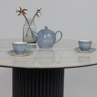 Аврора Раунд D1100 (камень белый Elyt pulido/черный матовый) Image #7