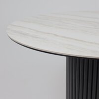 Аврора Раунд D1100 (камень белый Elyt pulido/черный матовый) Image #12