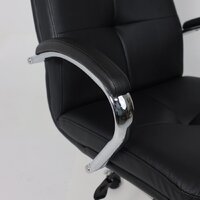 AksHome Немига 1 (кожа натуральная Black/основание хром) Image #11