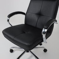 AksHome Немига 1 (кожа натуральная Black/основание хром) Image #8