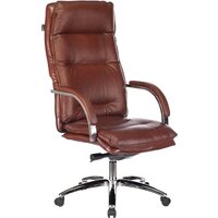 Бюрократ T-9927SL (светло-коричневый Leather Eichel/хром)