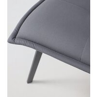 AksHome Рубик U (Velutto 32 серый велюр/черный) Image #16