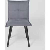 AksHome Рубик U (Velutto 32 серый велюр/черный) Image #8