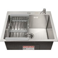 ARFEKA ECO AR мойка 500*500, коландер, дозатор SATIN Image #2