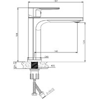 Lauter 21675 + Reef 21CK678C с сифоном 21635CH (хром) Image #13