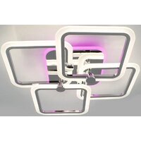 Estares Like RGB 120W 5Q-APP-560x560x100-CHROME/WHITE-220-IP20