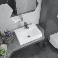 Lauter 21887B + клапан 21190W + сифон 21635W (белый матовый) Image #12