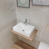 Lauter 21887B + клапан 21190W + сифон 21635W (белый матовый) Image #4