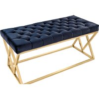 Stool Group Инсигния (велюр черный/золото)