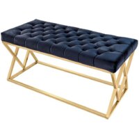 Stool Group Инсигния (велюр черный/золото) Image #2