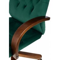Бюрократ T-9928WALNUT Fabric (зеленый Italia Green/дерево) Image #6