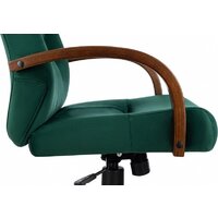 Бюрократ T-9928WALNUT Fabric (зеленый Italia Green/дерево) Image #5