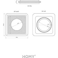 HOMY AIR квадратный AS100B 15x15 (черная) Image #14