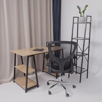 AksHome Milan (ткань/сетка, черный) Image #4