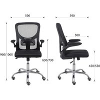 AksHome Milan (ткань/сетка, черный) Image #20