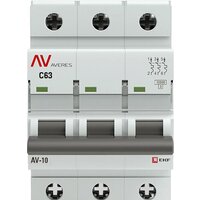 EKF Averes AV-10 3P 63A (C) 10kA mcb10-3-63C-av Image #2