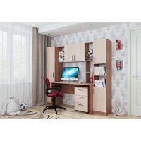 SV-Мебель Стол компьютерный №7 (ясень шимо темный-ясень шимо светлый) Image #3