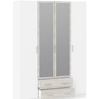 Трия Арчи исп.2 (белый текстура/дуб крафт серый)