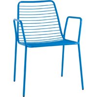 Stool Group Дели с подлокотниками LV-107-5015 (металл голубой)