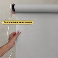 НеоФьюжен Эден 250 160х250 правая (серый лен, белая фурнитура) Image #4