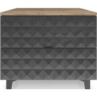 Shtabe Simple 7003 эко (графит/дуб веллингтон/черный) Image #2