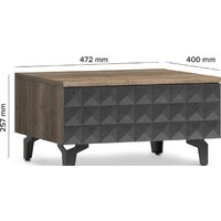 Shtabe Simple 7001 эко (графит/дуб веллингтон/черный) Image #3