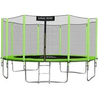 Atlas Sport 465 см - 15ft Basic (с лестницей, внешняя сетка, зеленый)