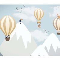 ФабрикаФресок Шары в горах и звери 613270 (300x270)