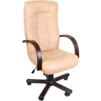 Деловая обстановка Атлант Экстра (орех, желто-бежевый, кожа люкс)