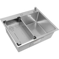 ARFEKA Eco AR мойка 600*500, коландер G, дозатор Satin Decor Volcanic