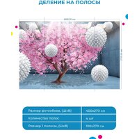 ФабрикаФресок 3D Шары на фоне сакуры 834270 (400x270) Image #5
