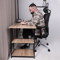 AksHome Magnus (сетка, черный/алюминий) Image #11