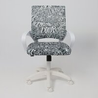 AksHome Ricci New white (ткань, черно-белая диор) Image #2