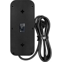 Powercom SP-08 USB03AB (3 м, 8 розеток, черный) Image #3