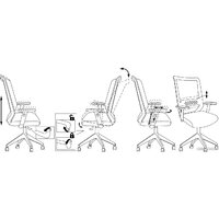 Бюрократ MC-W611NL (серый TW-04/ткань 38-417/пластик белый) Image #11