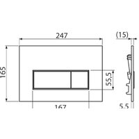 Alcaplast M576 (белый матовый) Image #2