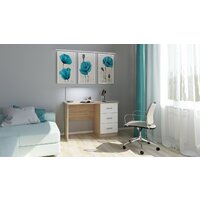 Памир ПКС-3 (дуб сонома/белый глянец) Image #3