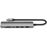 Satechi 7-in-1 USB-C Slim Multiport Adapter with Ethernet ST-P7SM (серый) Image #2
