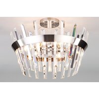 Евросвет Steccato 10111/5 Strotskis (сатин-никель/прозрачный хрусталь)