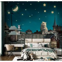 ФабрикаФресок Кот на крыше 473270 (300x270) Image #5