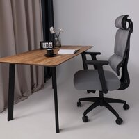 AksHome Pascal (ткань/сетка, серый) Image #3