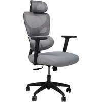 AksHome Pascal (ткань/сетка, серый)